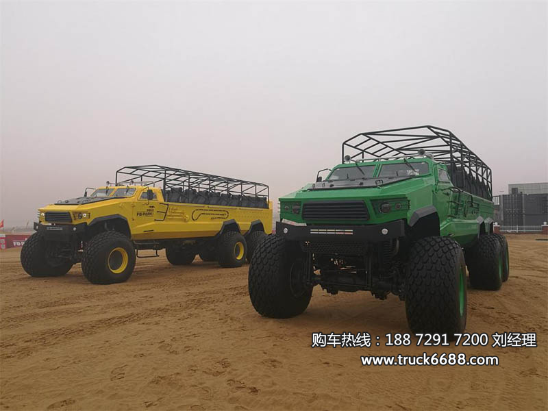 6X6沙漠沖浪車-六驅25座大腳怪式旅游觀光車