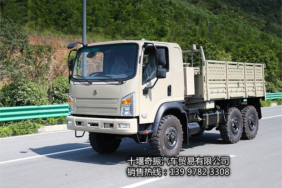 EQ240六驅越野專用輕卡_2.5噸6*6EQ2082升級平頭卡車