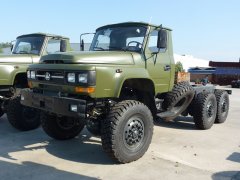 尖頭越野自卸車WS3250F，長頭越野載貨車底盤，長頭6X6前驅沙漠工程自卸車