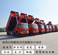 東風天錦280裸車報價，原廠東風天錦前四后八自卸車廠家報價