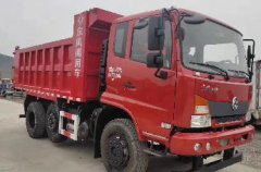 東風天錦自卸車6×2浮動橋
