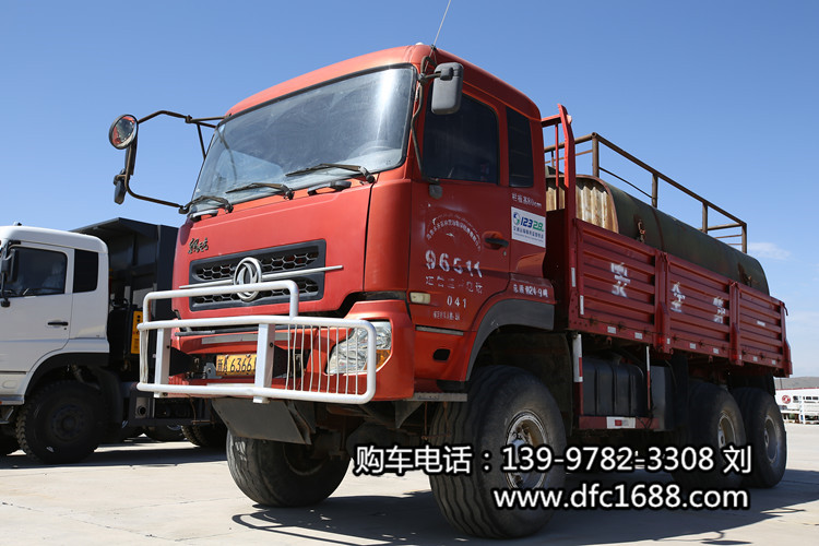 平頭6×6越野自卸車原廠供應-東風六驅原廠雙排駕駛室-六驅越野卡車