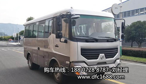 國六排放東風四驅越野客車，國六四驅17-19座越野客車報價