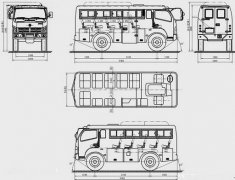 【越野客車】四驅越野客車-東風四驅物探車-東風19座四驅客車報價及圖片
